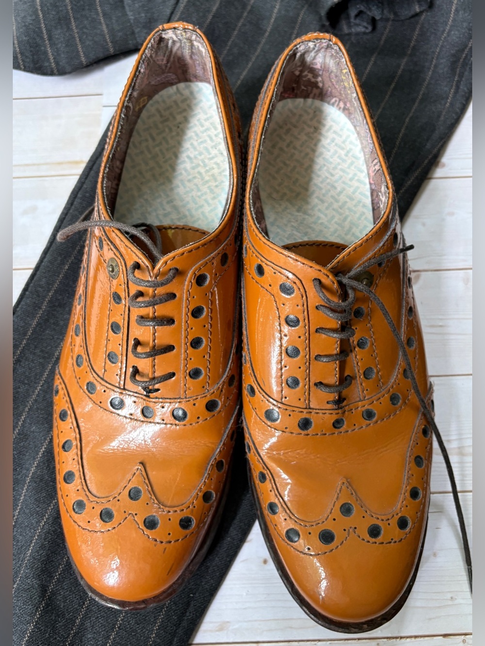 Miss Sixty patent brogues